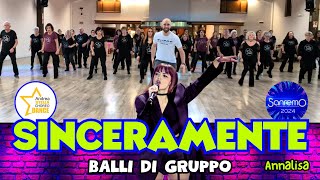 BALLI DI GRUPPO | SINCERAMENTE |CON TUTORIAL| ANNALISA | SANREMO 2024 |ANDREA STELLA |#ballidigruppo