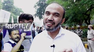 India: Protesters rally in New Delhi to decry Muslim violence in Tripura