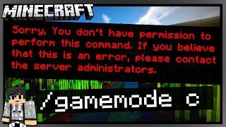 ✔ HOW TO DISABLE CHANGING GAMEMODE WITH A MESSAGE IN VANILLA MINECRAFT! | DISABLE CHEATING