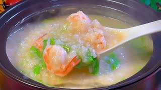 【小穎美食】茶餐廳百吃不厭的海鮮粥，自己在家就能輕鬆搞定，太香了