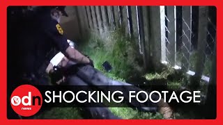 Shocking Bodycam Footage! US Police Officer Allows Arrest Dog to Attack Unresisting Black Man