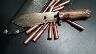 FORGING A KNIFE FROM A LAWNMOWER BLADE