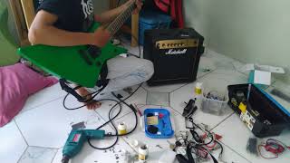 Unboxing Amply Marshall MG15 GOLD