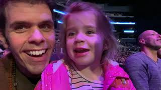 My Daughter's First Time Seeing WWE Live! And My Son's Wrestling Tears! | Perez Hilton And Family