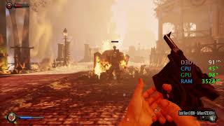 GeForce GTX 1050 ti -- Intel Core i3-8100 -- Bioshock Infinite FPS Test