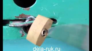 Как вскрыть почтовый замок за 4 сек,если ключ потерян!
