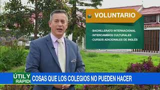 Útiles prohibidos: conozca qué no pueden exigir los colegios a sus estudiantes