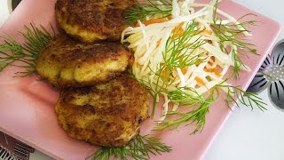 Куриные котлеты с капустой Простой рецепт Сочные котлеты