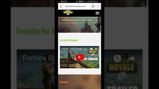 Download FORTNITE MOBILE (APK) on ANDROID 2018