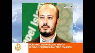 Gaddafi son in Libyan rebel custody
