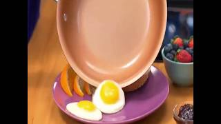 Sweettreats Non stick Copper Frying Pan with Ceramic Coating and Induction cooking,Oven & Dishwasher