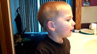 3yr old son split his tongue