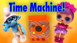 LOL Surprise Dolls Find a Time Machine! Starring Treasure, Sugar Queen and Brainy!