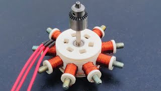 Brushless DC Motor using Drilling Machine