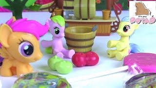 ОЧЕНЬ ЖАДНЫЕ!!! Эппл Флора и Кенди Карамель Тус Май Литл Пони Игрушки Мультик Игры для Девочек