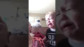 Funny little boy and mom nipple....