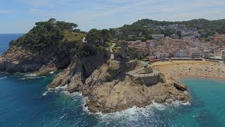 Tossa de Mar (Spain) - Полеты над крепостью Тосса-де-Мар (Испания) - [DJI Phantom 3 Advanced]