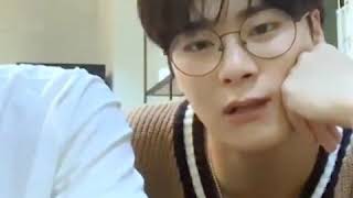 Moonbin singing "Moments" ost from moment of eighteen