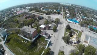 Улица Первомайская станица Тбилисская, съемка с квадрокоптера
