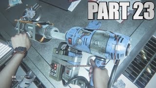 Alien: Isolation Walkthrough Part 23 - Bolt Gun - Gameplay Review Let's Play Xbox One