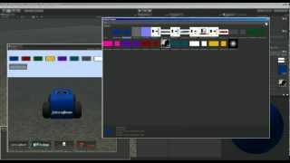 Creating a Vehicle Color Selection Menu - Unity Game Engine