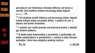 DRUGA KNJIGA DNEVNIKA  DEVETA GLAVA