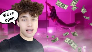 turning our house into a STRIP CLUB