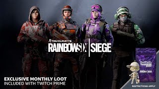 TWITCH PRIME LOOT in Rainbow Six Siege | Pack Opening!