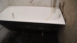 Как ванну 1,5 м вставить в помещение 1,4 м ч.1