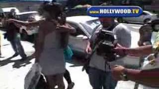 Meagan Good Takes Pictures With Everybody On Robertson
