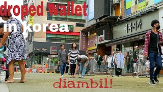 Reaksi orang korea ketika lihat dompet jatuh (sosial eksperimen)