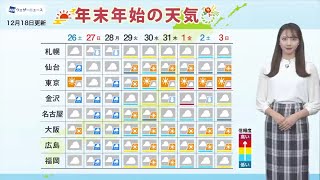 【年末年始の天気】年末寒波で大雪のおそれ。初日の出は関東で期待