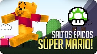 Saltos Épicos SÚPER MARIO! | Minecraft - Parte 2