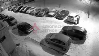 Поджог  Volkswagen Touareg.  27.01.17