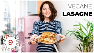 DIE PERFEKTE VEGANE LASAGNE | REZEPT | VLOGMAS 9