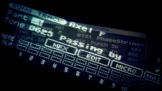 Axel F song recording on Roland GW-8E ver. 2.01