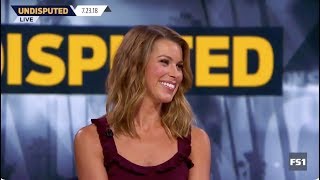 FS1's Jenny Taft Gets Checked by Shannon Sharpe Over Kareem Hunt