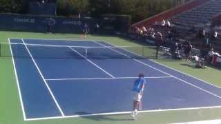 Coric - Zverev US Open Semifinals - last two points