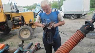 непредвиденный ремонт кулисы МТЗ80 и капиталим МТЗ!!