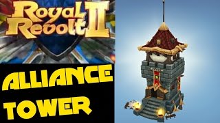 ROYAL REVOLT 2 - TIP TO DONATE MORE (Alliance Tower)