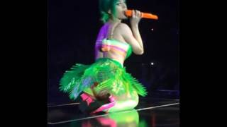Katy Perry shows her booty at concert