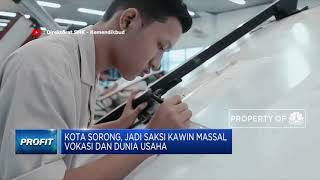 Kota Sorong, Jadi Saksi Kawin Massal Vokasi Dan Dunia Usaha