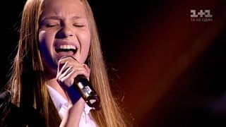 Лиза Костякина "California Dreamin" выбор вслепую – Голос. Дети 3 сезон