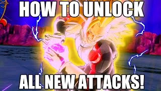 HOW TO UNLOCK *ALL* OF THE ATTACKS IN DLC PACK 2! (Version 1.05/1.06) | Dragon Ball Xenoverse 2