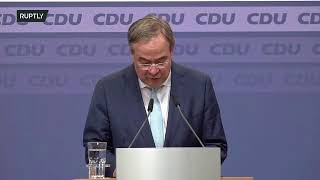 LIVE: Laschet holds presser in Berlin following CDU/CSU virtual meeting