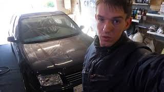 4 Volkswagen Bora Часть 2 Полировка фар с покрытием лаком