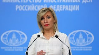 Прямая трансляция: брифинг Марии Захаровой, ситуация в России и мире