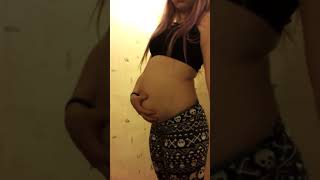 Cute G!RL BL0ATED Belly