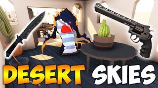 ПРЯТКИ С МОНСТРОМ И КРАФТ РЕВОЛЬВЕРА И НОЖА В КУЗНИЦЕ - Desert Skies #4