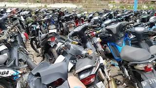 Kuburan kendaraan bermotor di polresta batam [020218]